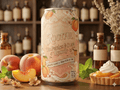 Prebiotic peaches drink can