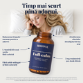 ROOTFUL Full-calm: melatonina contribuie la reducerea timpului necesar pentru a adormi si la ameliorarea efectelor decalajului de fus orar