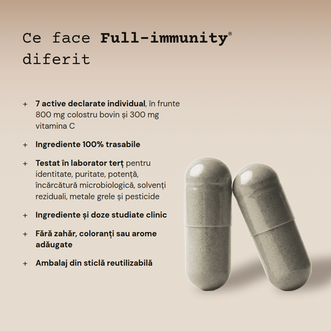 Ce face Full-immunity diferit