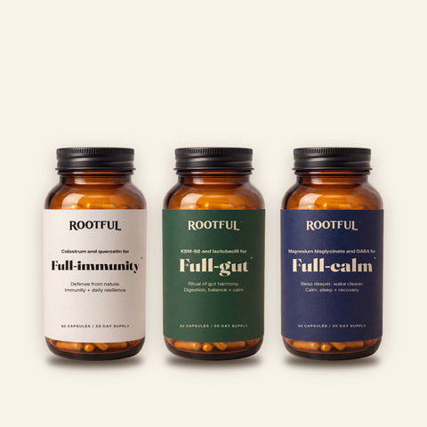 Ritual Zilnic, flacoanele Full-immunity, Full-gut si Full-calm