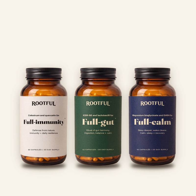 Ritual Zilnic, flacoanele Full-immunity, Full-gut si Full-calm