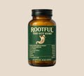 Rootful Gut Guru capsule – L-Glutamină, Ashwagandha KSM-66 și Probiotice pentru sănătatea intestinală