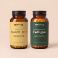 ROOTFUL Vitamin D3 + K2 + A alaturi de ROOTFUL Full-gut