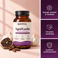 ROOTFUL Aged Garlic cu polen fermentat: energie celulară, circulație sănătoasă, susținere cardiovasculară