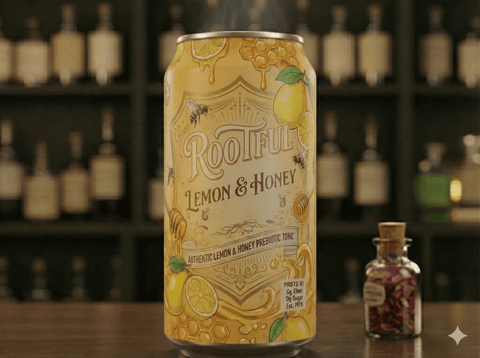 Prebiotic lemon & honey can