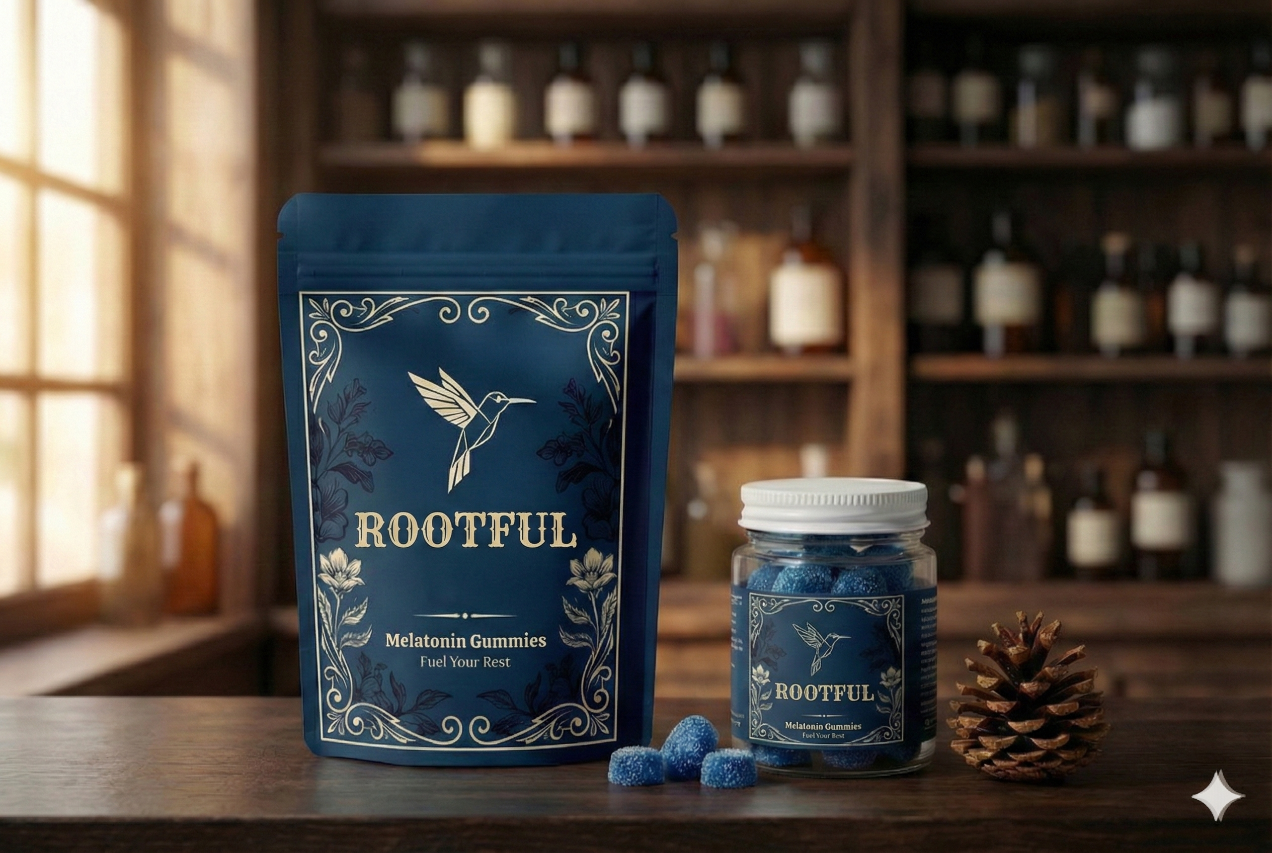 Sleep & Recovery Gummies — Jeleuri Melatonina din Fistic, Mușețel și Lavandă