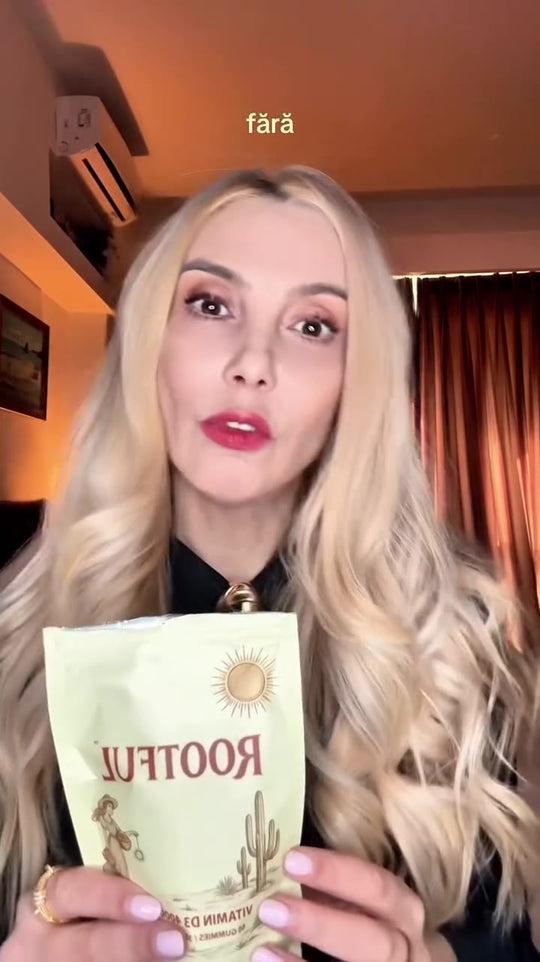 ROOTFUL pareri – clip Instagram cu jeleurile Vitamin D3 4000UI si Melatonin 5mg