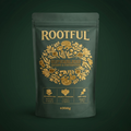 ROOTFUL Superblend — pulbere premium de superalimente 300g cu ciuperci medicinale, greens fermentate și adaptogeni pentru imunitate, digestie și energie