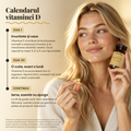 Calendarul vitaminei D - ROOTFUL Vitamin D3 + K2 + A
